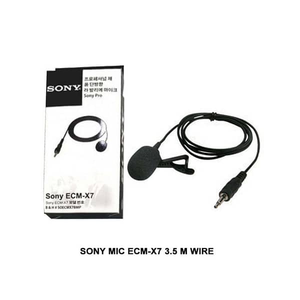 ECM X7 BMP Electret Condenser Lapel Microphone